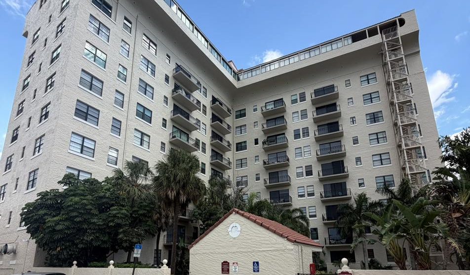 Finished exterior of Bayshore Royal condominium, Tampa